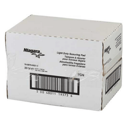 3M™ Niagara® Light-Duty Scouring Pad – White, 6"x9", Gentle, Durable, Scratch-Free Cleaning Use Fast Canada and USA Shipping Wholesale Prices Bulk Case Price