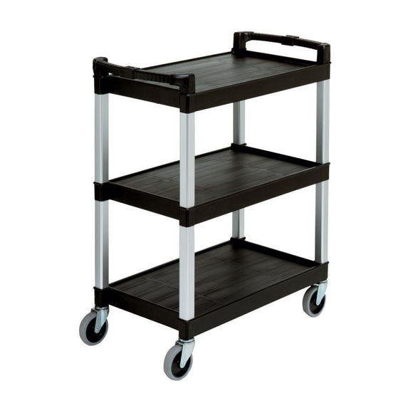 Chariot utilitaire Rubbermaid avec roulettes pivotantes