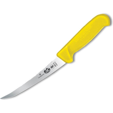 Couteau à désosser Victorinox à lame incurvée de 15 cm, avec manche jaune