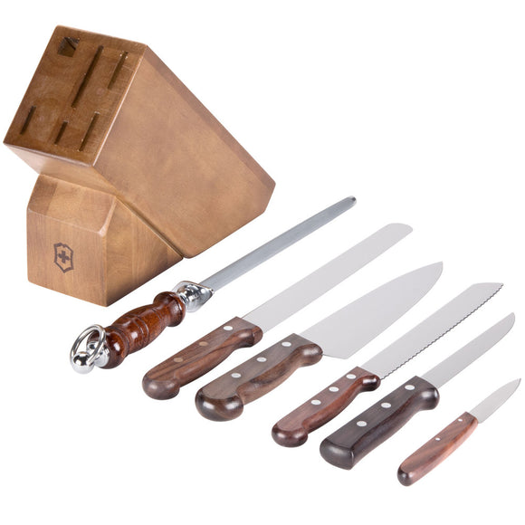 7 Piece Knife Set With Knife Block