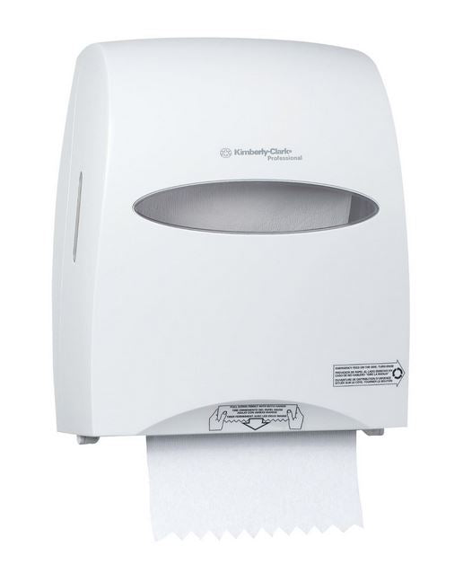SANITOUCH White Hard Roll Towel Dispenser