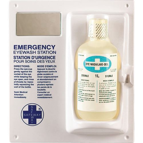 Eyewash Station - Single Station w/Eyewash Solution