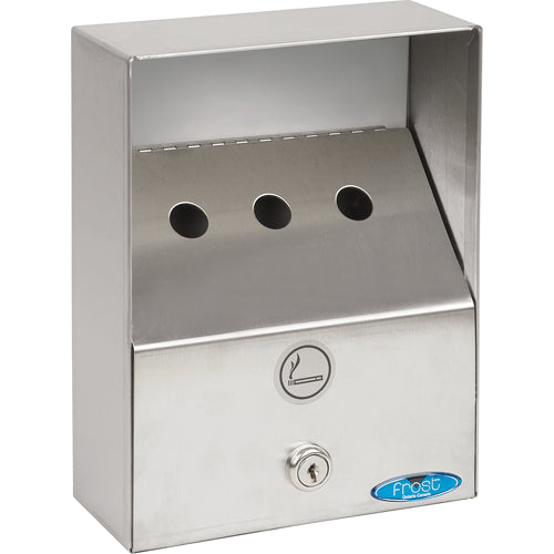 Smoking Receptacles, Wall-Mount, Stainless Steel
