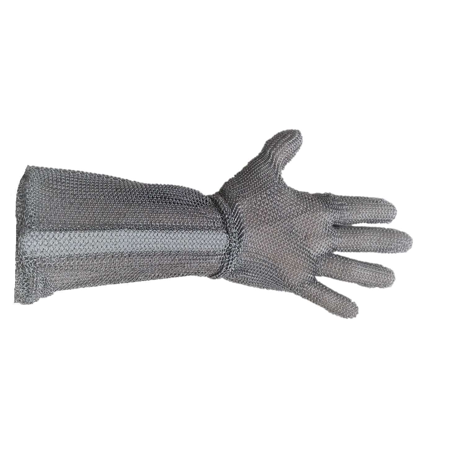 Stainless Steel Mesh Cut-Resistant Work Glove | 7.5" Length | Level 5 Industrial Protection | Food Safe