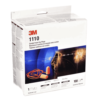 3m 1110 Ear Plugs Orange Foam Fast USA and Canada Shipping Wholesale Prices Bulk Buy