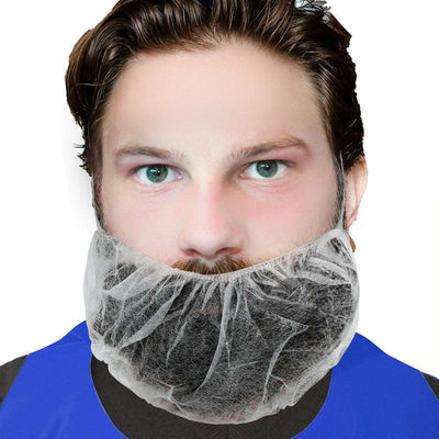 Polypropylene Bouffant Beard Covers – Lightweight, Breathable, Hygienic, Food and Medical Use