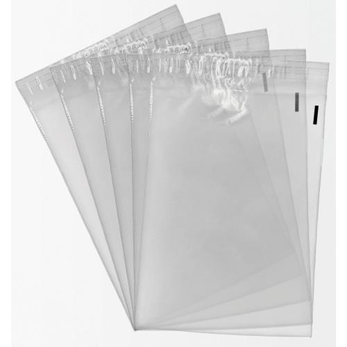 Sacs en polyéthylène transparents | 12 lb | 8"x 4"x 20" | Boîte de 500