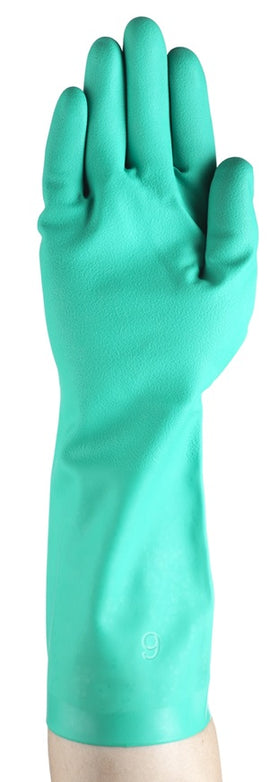 Chemical Resistant AlphaTec® Solvex® Unlined Nitrile Gloves | 37-155 | 15 mil - 0