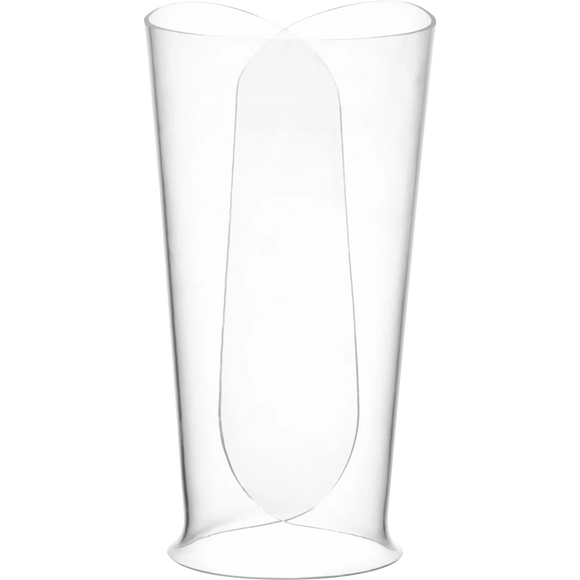 Manchon de protection de bras en plastique transparent réutilisable | 7,5"