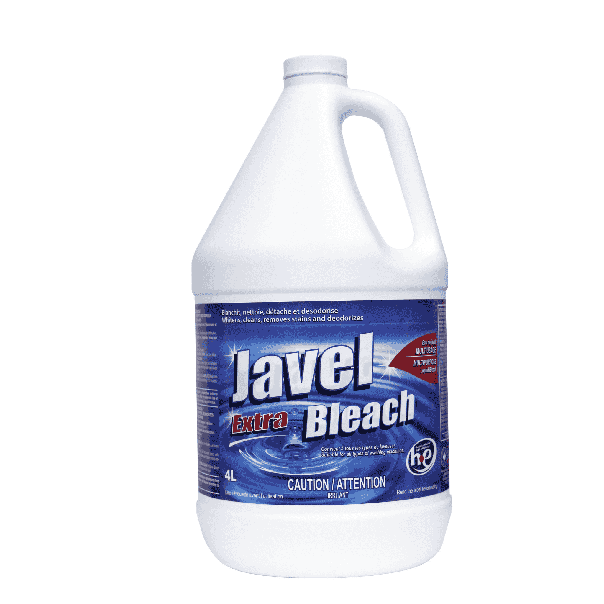 Javel Liquid Bleach 4.9% | Case of 4 x 4L