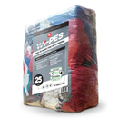 Cotton T-Shirt Rags – 25 lb Bag, Soft, Absorbent, Durable, Industrial and Commercial Use