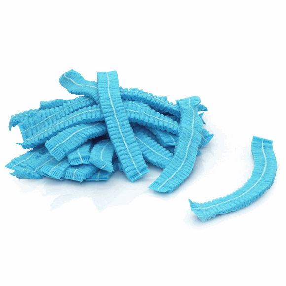 Pleated Bouffant Hair Nets – Multiple Sizes, Lightweight, Secure, Food Processing, and Medical Use