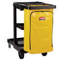 Rubbermaid® Standard Janitor Cart With Vinyl Zippered Bag-7
