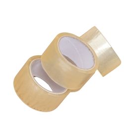 Clear Packing Tape 2" Wide Economical Warehouse Carton Corrugate Hot Melt Tape USA Canada