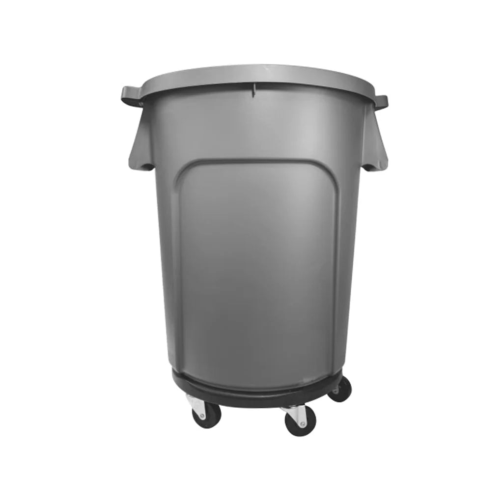 Universal Garbage Can Round Dolly | Industrial Strength - 0