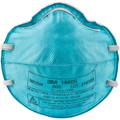 3M™ Health Care Particulate Respirator & Surgical Mask, 1860 Series | N95