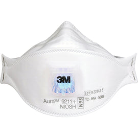 Respirateur jetable standard contre les particules 3M™ 9211 avec valve | N95