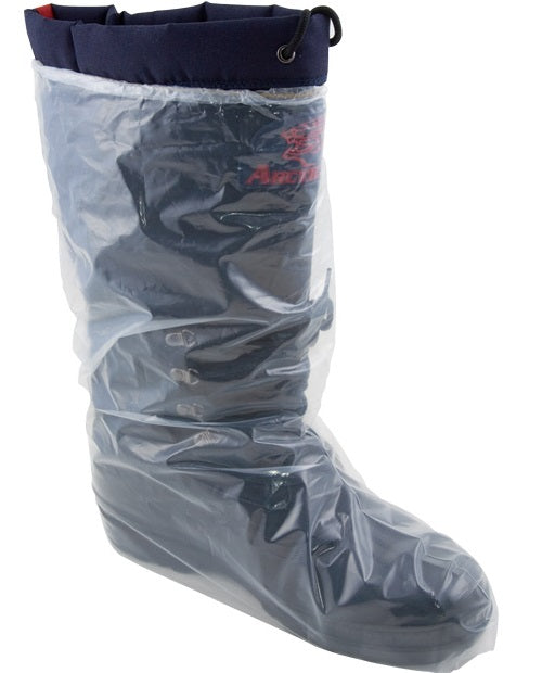 Couvre-bottes en polyéthylène transparent 16 po avec élastique