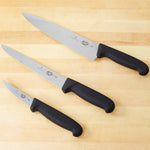 Ensemble de 3 couteaux de chef avec manches en Fibrox®