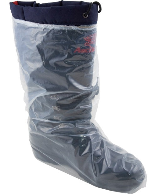 Couvre-bottes en polyéthylène transparent 16 po avec élastique - 0