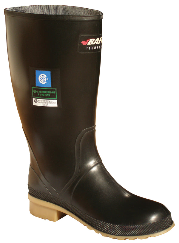 Women's Black Processor Boots with Steel Toe 12"
