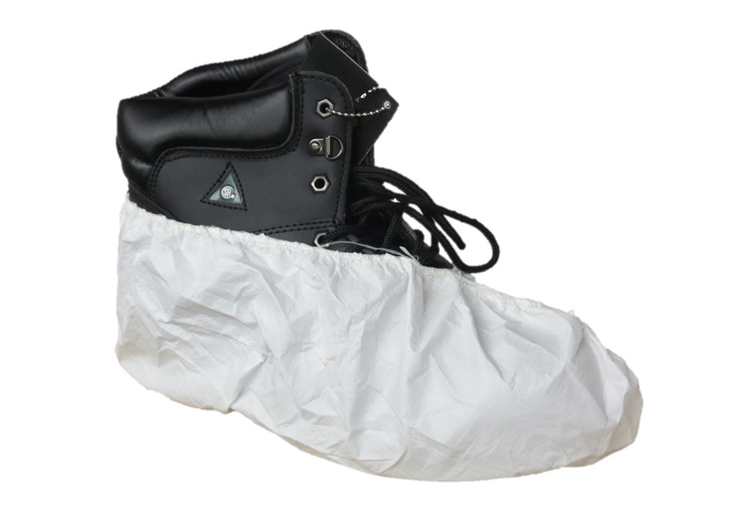 Non-Skid Disposable White Shoe Cover