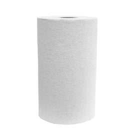 Rouleaux d'essuie-tout blancs | 8" x 205' | 24/caisse