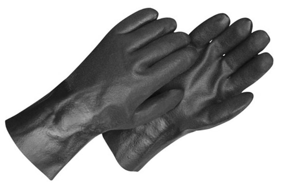 PVC Chemical Resistant PVC Glove with Jersey Lining - 0