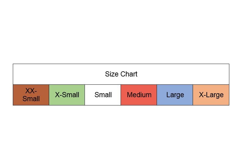 Stainless Steel Mesh Cut-Resistant Work Glove Size Chart Colors 