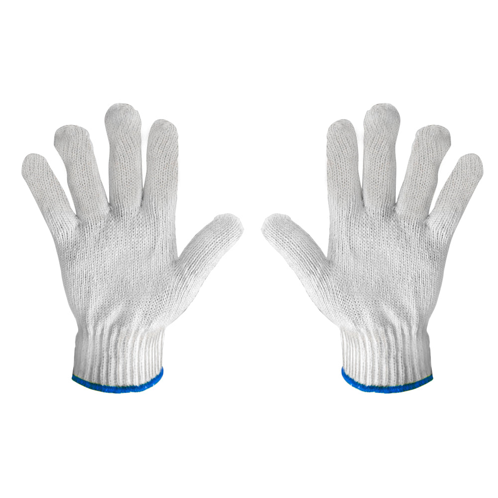 Polyester Cotton Blend Inspection Gloves 