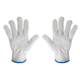 String Knit Gloves – Polyester-Cotton Blend, Durable, Lightweight, Industrial and General Use