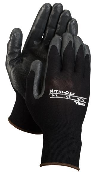 Nitri-Dex Nylon Knit Glove Coated in Nitrile