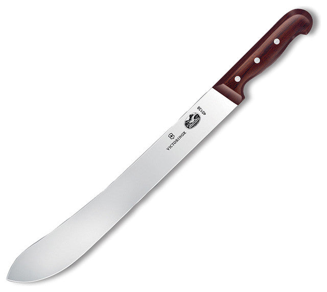 Couteaux européens : couteau boucher 36 noir surmou