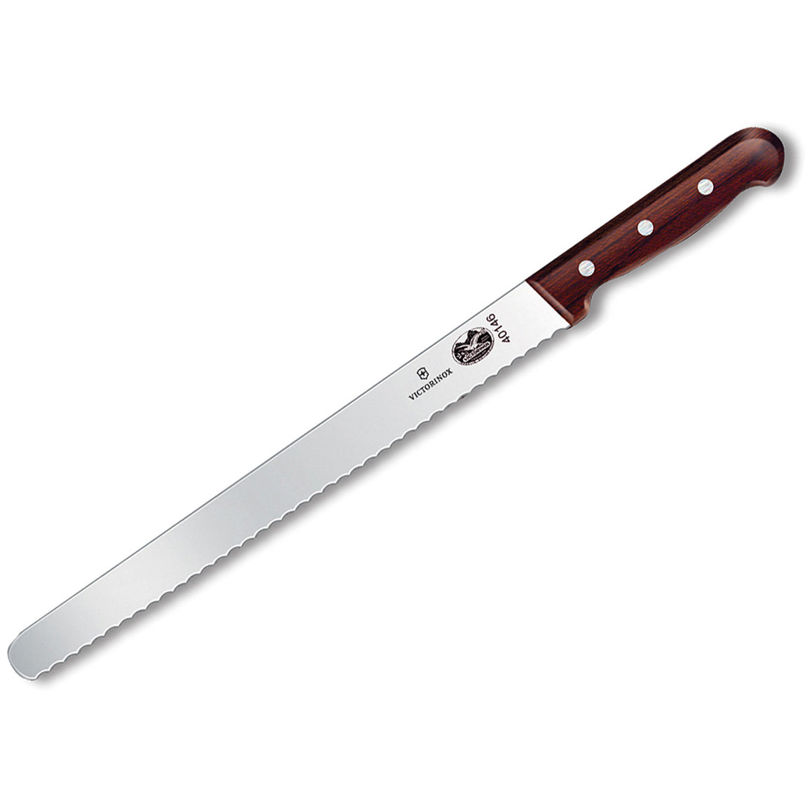 12" -14" Wavy Edge Bread Knife with Rosewood handle