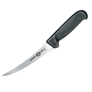Couteau à désosser à lame incurvée souple de 15 cm de longueur avec manche en Fibrox®.