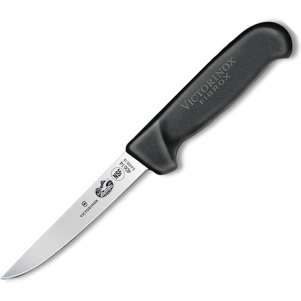Couteau a désosser à lame droite et large de 13 cm et manche en Fibrox®