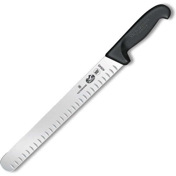 Couteau à trancher à lame alvéolée de 30 cm et manche en Fibrox®
