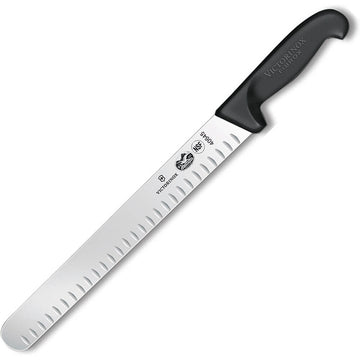 Couteau à trancher à lame alvéolée de 35 cm et manche en Fibrox®