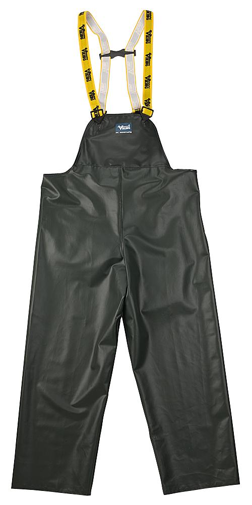 Pantalon de pluie en PVC vert PROTEC-ALL