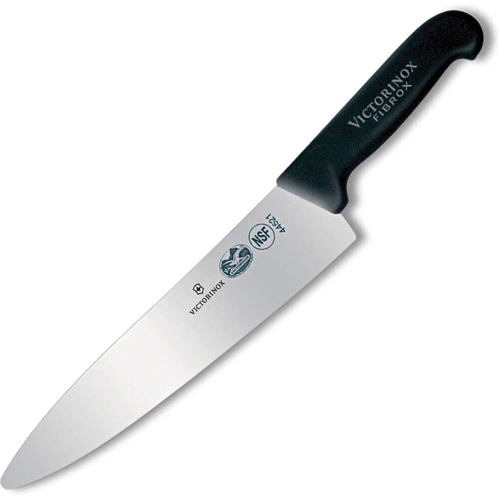 10″ Chef's Knife with Blunt Tip | Radius Blade | Black Fibrox Handle