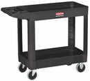 Rubbermaid HD 2-Shelf Utility Cart with Lipped Shelf-2