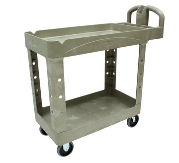 HD 2-Shelf Utility Cart w/Lipped Shelf (Small)