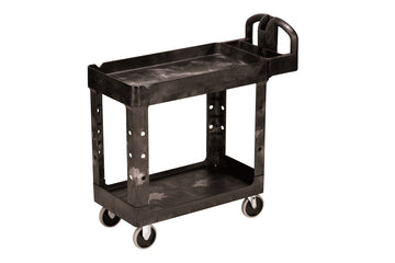 HD 2-Shelf Utility Cart w/Lipped Shelf (Small)