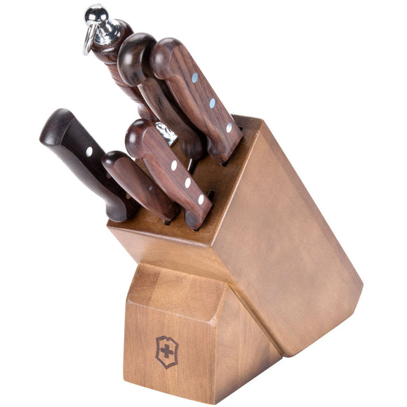 Ensemble de couteaux 7 pièces avec bloc à couteaux