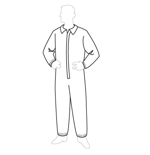 Disposable Coveralls | Medium Weight Polypropylene | M-4XL