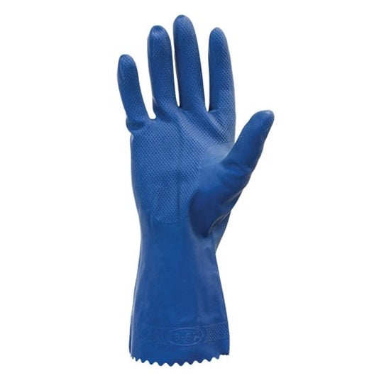 The safety Zone Blue Unlined Latex Gloves - 0