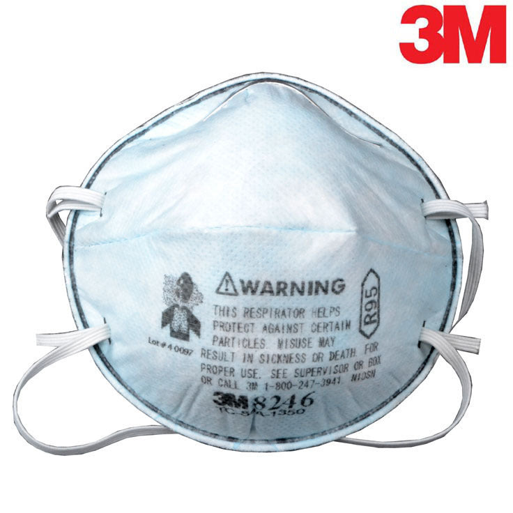 Masque respiratoire jetable contre les particules 3M™ Standard R95 avec pince-nez réglable en aluminium