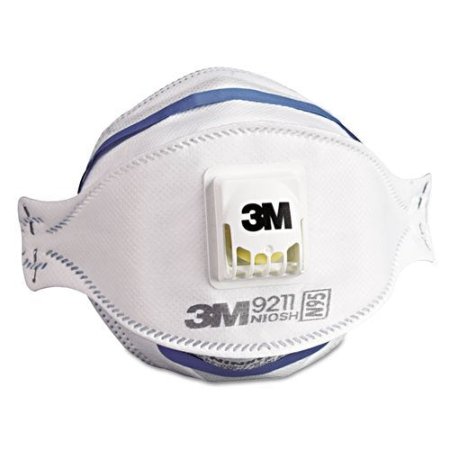 Respirateur jetable contre les particules 3M™ Standard N95 avec soupape d'expiration Cool Flow™ et pince-nez réglable