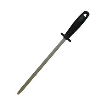 Fischer Knife Sharpener with Black Handle and Round 12" Blade
