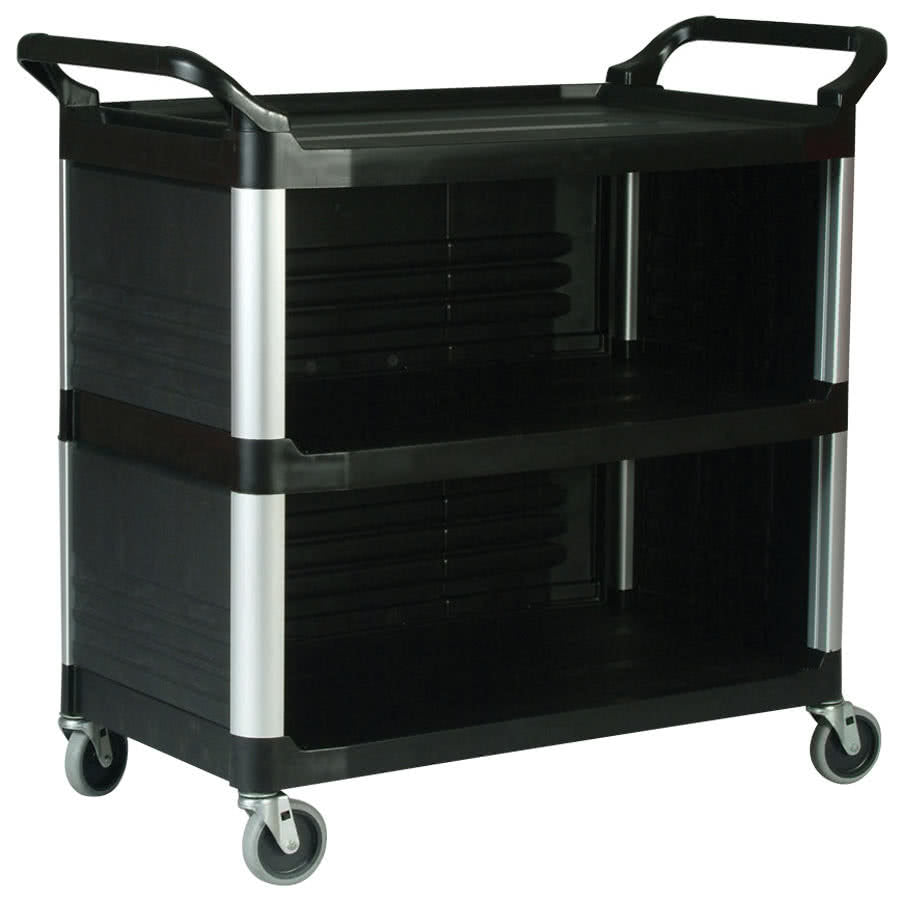 Utility Cart with Enclosed End Panels on 3 Sides